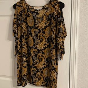 Michael Kors cold shoulder blouse